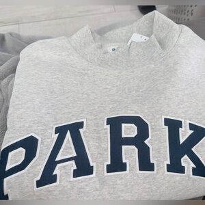 Parke Vintage Mock Neck Sweatshirt - Gray